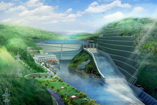 市中老挝南塔河1号水电站项目